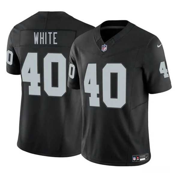 Men & Women & Youth Las Vegas Raiders #40 Devin White Black 2025 F.U.S.E. Vapor Stitched Jersey,We sell and wholesale Men & Women & Youth Las Vegas Raiders #40 Devin White Black 2025 F.U.S.E. Vapor Stitched Jersey on line form chian!